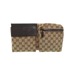 GUCCI GG Canvas Waist bag Body Belt Bum Body Bag